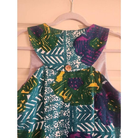 Anthropologie  Vanessa Virginia  Hibiscus  floral sheath dress size large - Picture 5 of 11